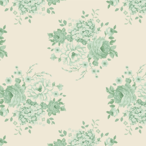 Tilda Patchwork Stoff Baumwolle - Sunday Brunch - Mia Teal